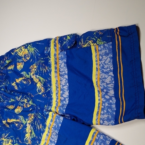 Boys Shark Nation Swim Trunks Size L 14/16 - Picture 8 of 11